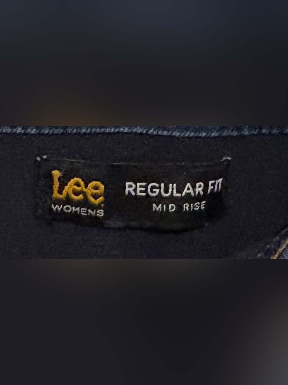Women’s Dark Blue Stretch Crop Jeans - Picture 2 of 4